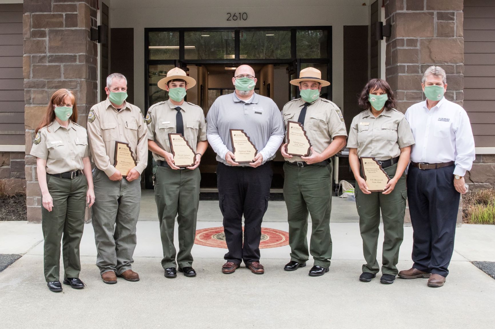 State Park and Historic Site Employees Receive Awards During